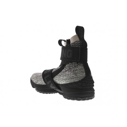 Кроссы Nike LeBron 15 Lifestyle KITH Concrete - мужская сетка размеров