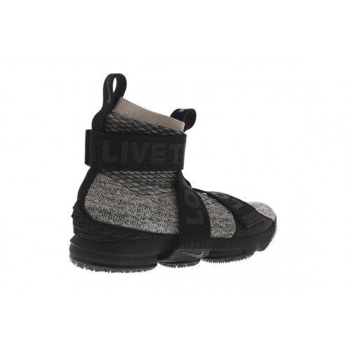Кроссы Nike LeBron 15 Lifestyle KITH Concrete - мужская сетка размеров