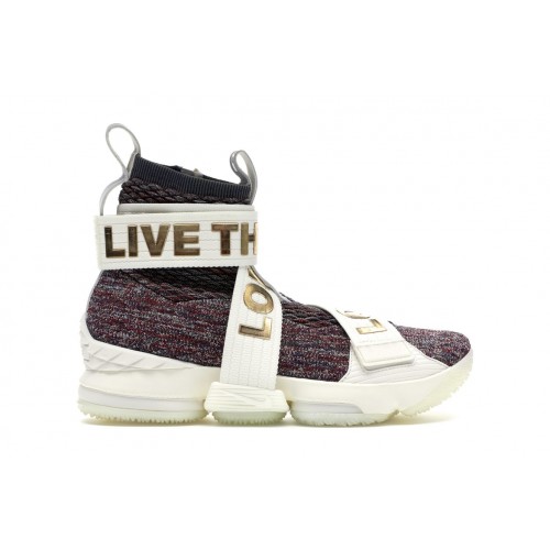 Кроссы Nike LeBron 15 Lifestyle KITH Stained Glass - мужская сетка размеров
