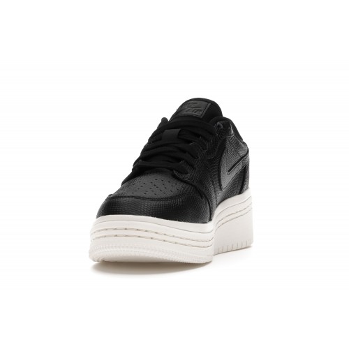 Кроссы Jordan 1 Retro Low Lifted Black Phantom (W) - женская сетка размеров