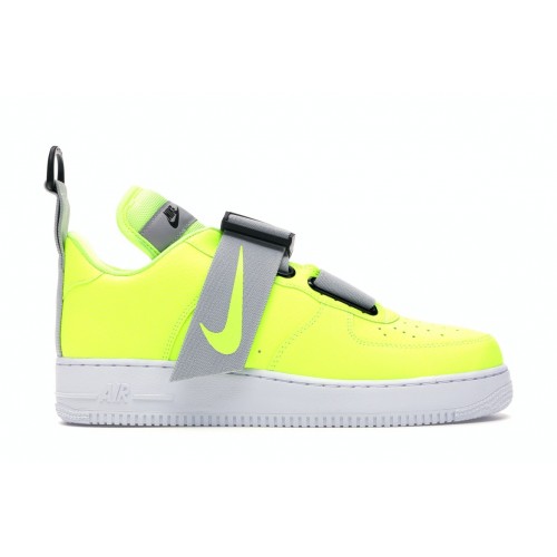 Кроссы Nike Air Force 1 Utility Volt - мужская сетка размеров