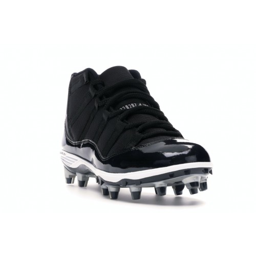 Кроссы Jordan 11 Retro Cleat Black - мужская сетка размеров