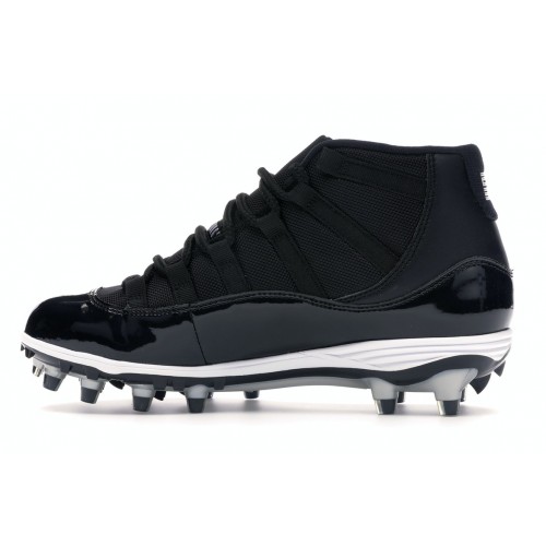 Кроссы Jordan 11 Retro Cleat Black - мужская сетка размеров