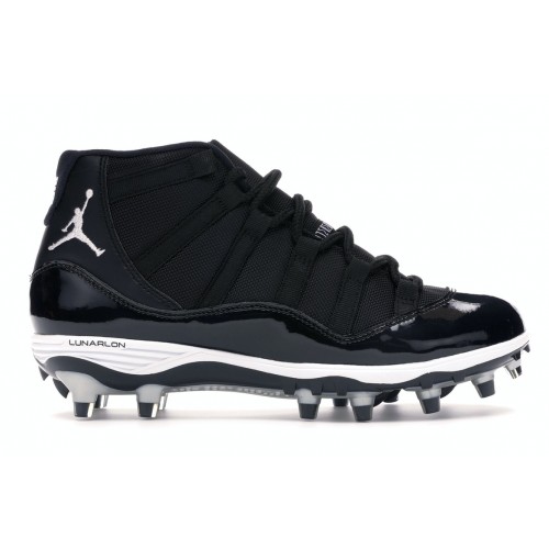 Кроссы Jordan 11 Retro Cleat Black - мужская сетка размеров