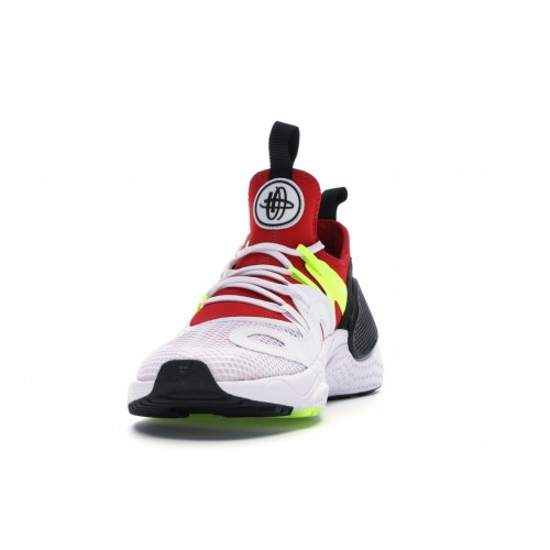 Кроссы Nike Huarache Edge Txt White University Red Volt Black - мужская сетка размеров