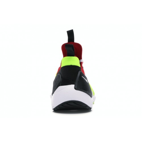 Кроссы Nike Huarache Edge Txt White University Red Volt Black - мужская сетка размеров