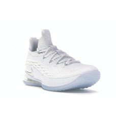Nike LeBron 15 Low White Metallic Silver