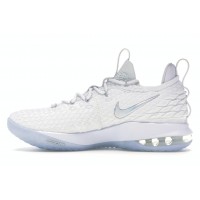 Nike LeBron 15 Low White Metallic Silver
