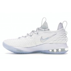 Nike LeBron 15 Low White Metallic Silver