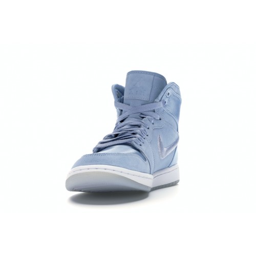 Кроссы Jordan 1 Retro High Season of Her Hydrogen Blue (W) - женская сетка размеров
