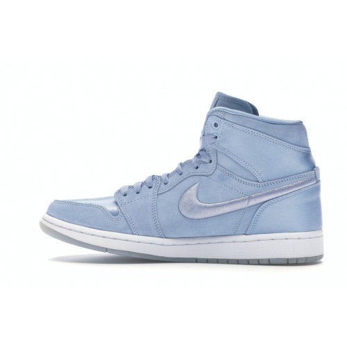 Кроссы Jordan 1 Retro High Season of Her Hydrogen Blue (W) - женская сетка размеров