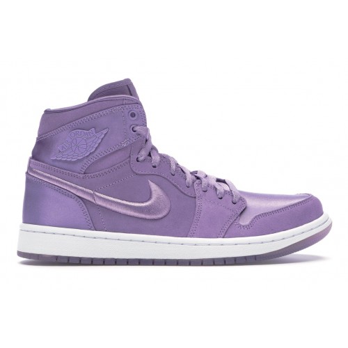Кроссы Jordan 1 Retro High Season of Her Orchid Mist (W) - женская сетка размеров