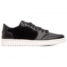 Женские кроссовки Jordan 1 Retro Low NS Black Pony Hair (W)