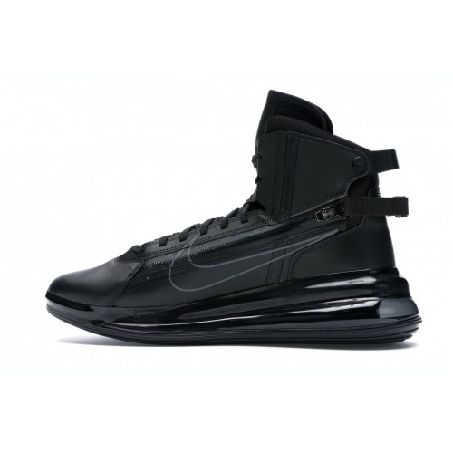 Кроссы Nike Air Max 720 Saturn Black Dark Grey - мужская сетка размеров