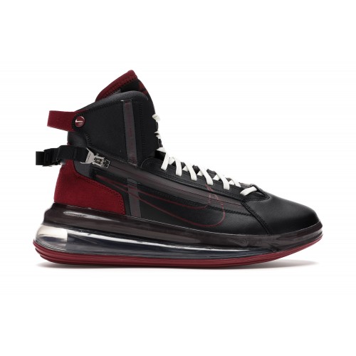 Кроссы Nike Air Max 720 Strn Black Team Red - мужская сетка размеров