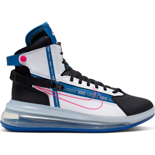 Кроссы Nike Air Max 720 Strn Black Blue Pink - мужская сетка размеров