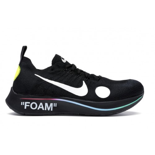 Кроссы Nike Zoom Fly Mercurial Off-White Black - мужская сетка размеров