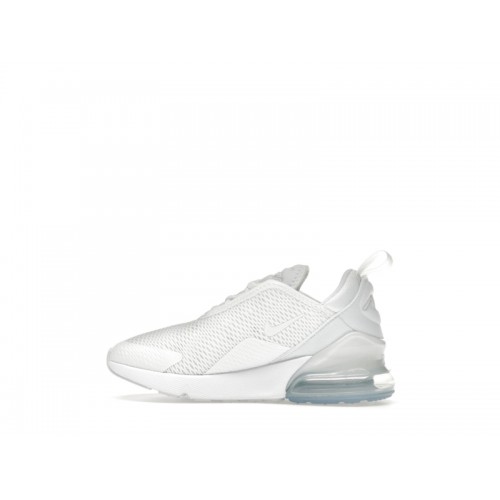 Nike Air Max 270 PS White Silver - детская сетка размеров