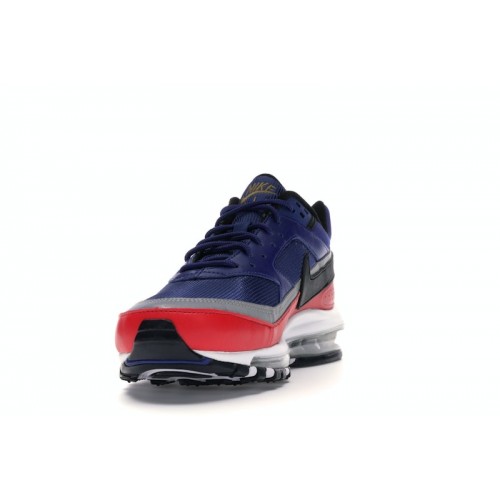 Кроссы Nike Air Max 97 BW Deep Royal Blue Black University Red - мужская сетка размеров