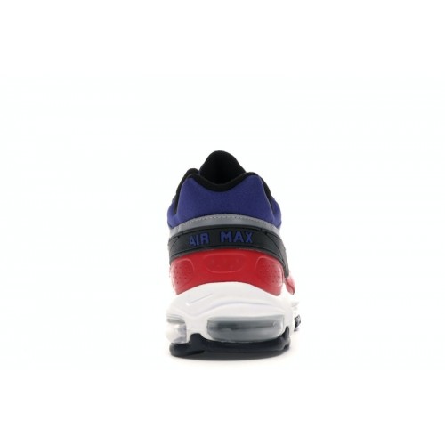 Кроссы Nike Air Max 97 BW Deep Royal Blue Black University Red - мужская сетка размеров