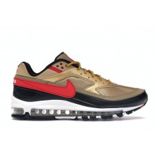 Кроссовки Nike Air Max 97 BW Metallic Gold University Red Black