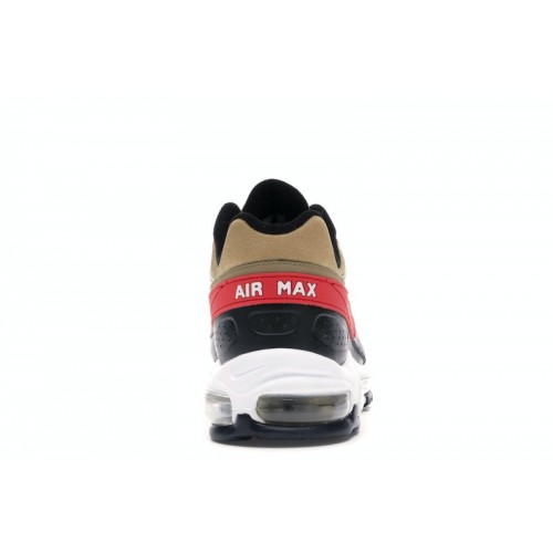 Кроссы Nike Air Max 97 BW Metallic Gold University Red Black - мужская сетка размеров