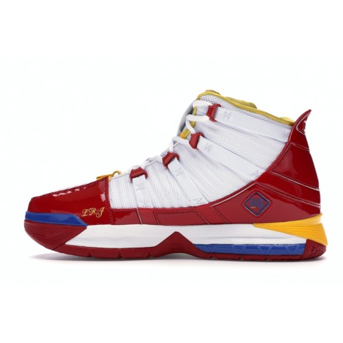 Кроссы Nike LeBron 3 Superman Red (2019) - мужская сетка размеров
