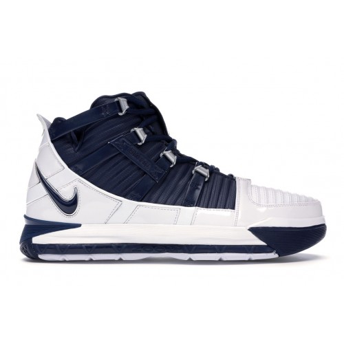 Кроссы Nike LeBron 3 Midnight Navy (2019) - мужская сетка размеров
