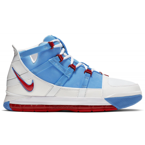 Кроссы Nike LeBron 3 Houston Oilers (2019) - мужская сетка размеров
