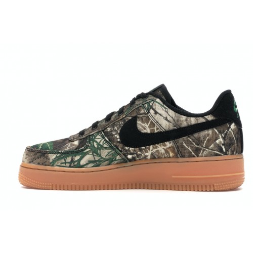 Кроссы Nike Air Force 1 Low Realtree Black - мужская сетка размеров