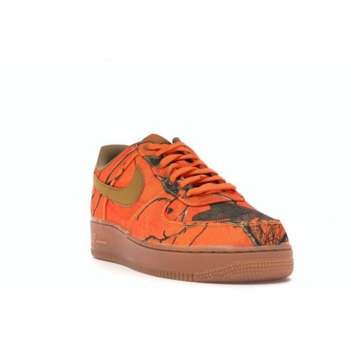 Кроссы Nike Air Force 1 Low Realtree Orange - мужская сетка размеров