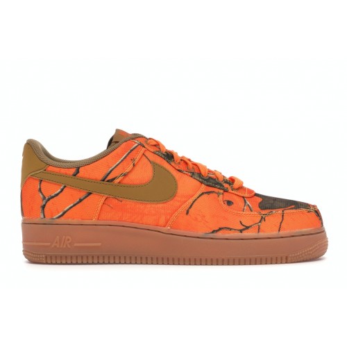 Кроссы Nike Air Force 1 Low Realtree Orange - мужская сетка размеров