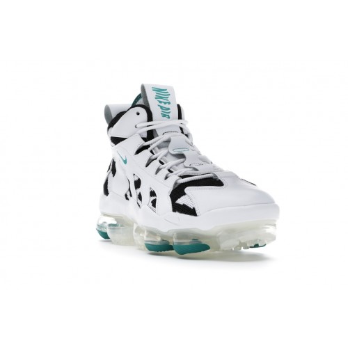 Кроссы Nike Air VaporMax Gliese White Deep Emerald Black - мужская сетка размеров