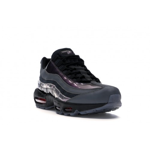 Кроссы Nike Air Max 95 LV8 Black - мужская сетка размеров