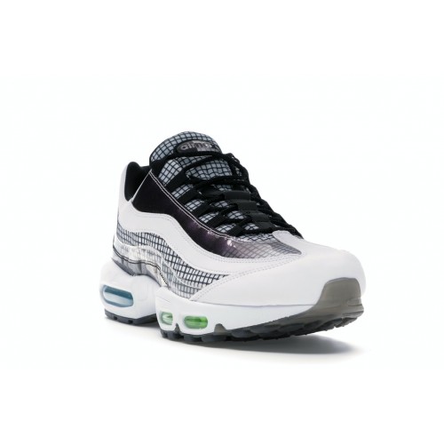 Кроссы Nike Air Max 95 LV8 White - мужская сетка размеров