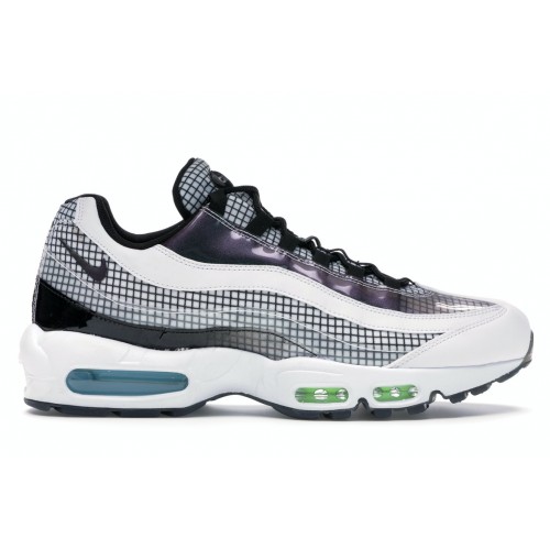 Кроссы Nike Air Max 95 LV8 White - мужская сетка размеров