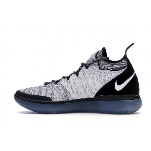 Кроссы Nike KD 11 Black White Racer Blue - мужская сетка размеров