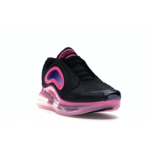 Кроссы Nike Air Max 720 Black Laser Fuchsia - мужская сетка размеров