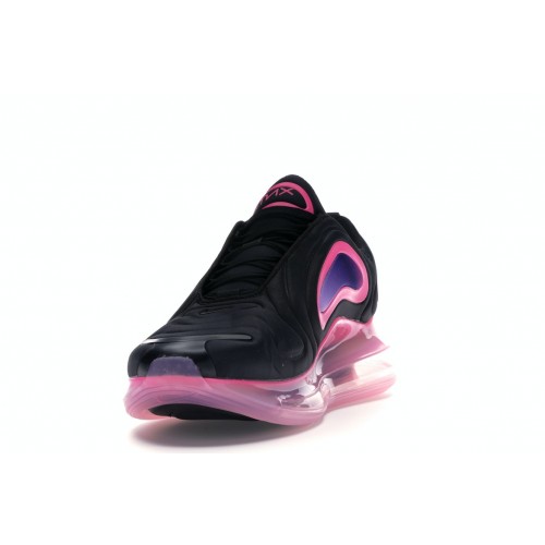 Кроссы Nike Air Max 720 Black Laser Fuchsia - мужская сетка размеров