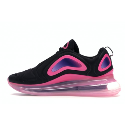 Кроссы Nike Air Max 720 Black Laser Fuchsia - мужская сетка размеров