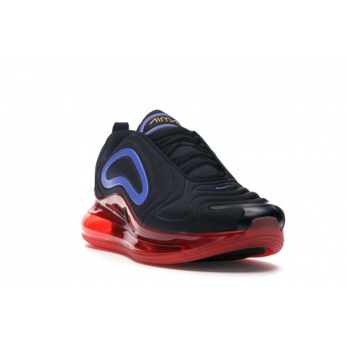 Кроссы Nike Air Max 720 Black Blue Red - мужская сетка размеров