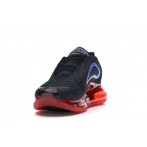 Кроссы Nike Air Max 720 Black Blue Red - мужская сетка размеров