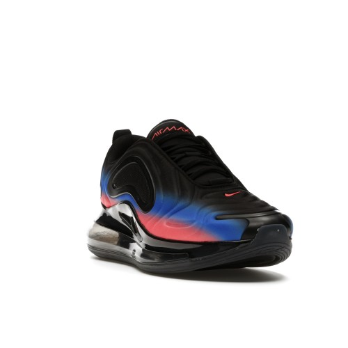 Кроссы Nike Air Max 720 Black Flash Crimson Racer Blue - мужская сетка размеров