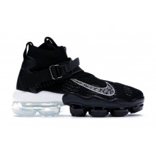 Кроссовки Nike Air VaporMax Premier Flyknit Black Metallic Silver White