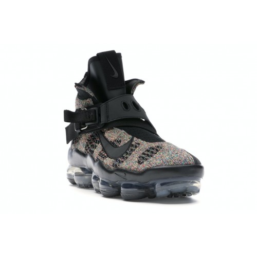 Кроссы Nike Air VaporMax Premier Flyknit Black Multi-Color - мужская сетка размеров