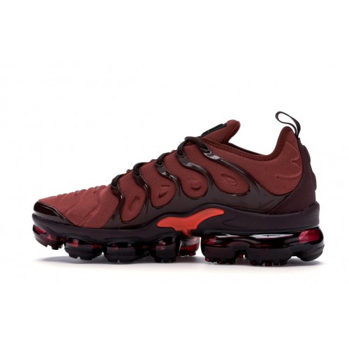 Кроссы Nike Air VaporMax Plus Burnt Orange (W) - женская сетка размеров