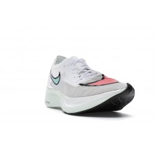 Кроссовки Nike ZoomX Vaporfly Next% White Hyper Jade Flash Crimson