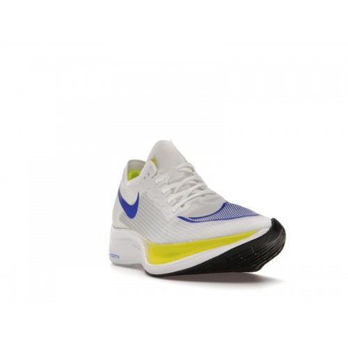 Кроссы Nike ZoomX Vaporfly Next% Ekiden White Racer Blue - мужская сетка размеров
