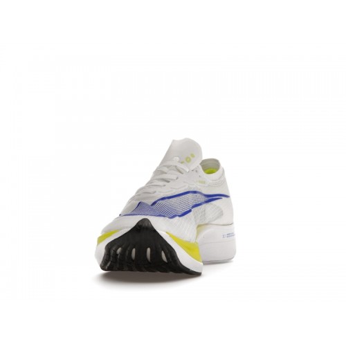 Кроссы Nike ZoomX Vaporfly Next% Ekiden White Racer Blue - мужская сетка размеров