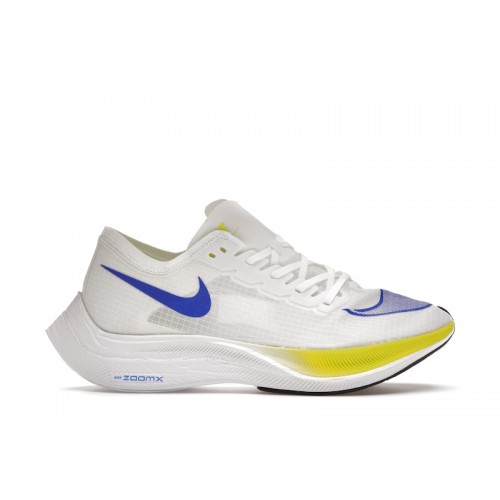 Кроссы Nike ZoomX Vaporfly Next% Ekiden White Racer Blue - мужская сетка размеров